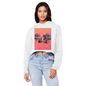 Best Friend Cropped Raw Edge Boyfriend Hoodie