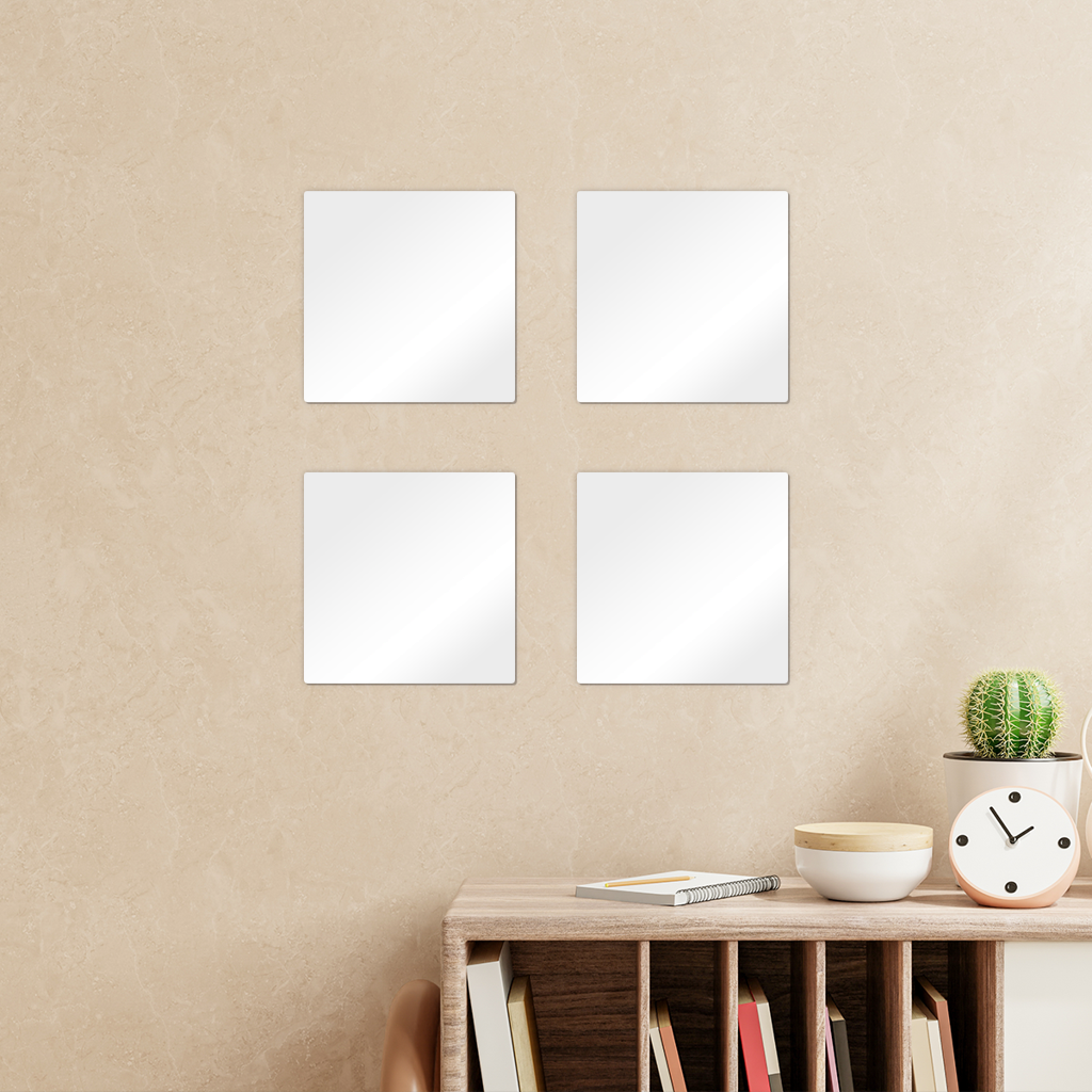 Harmonious Square Wall Tiles Set of 4