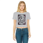 Good Fortune Classic Women's Cropped Raw Edge T-Shirt