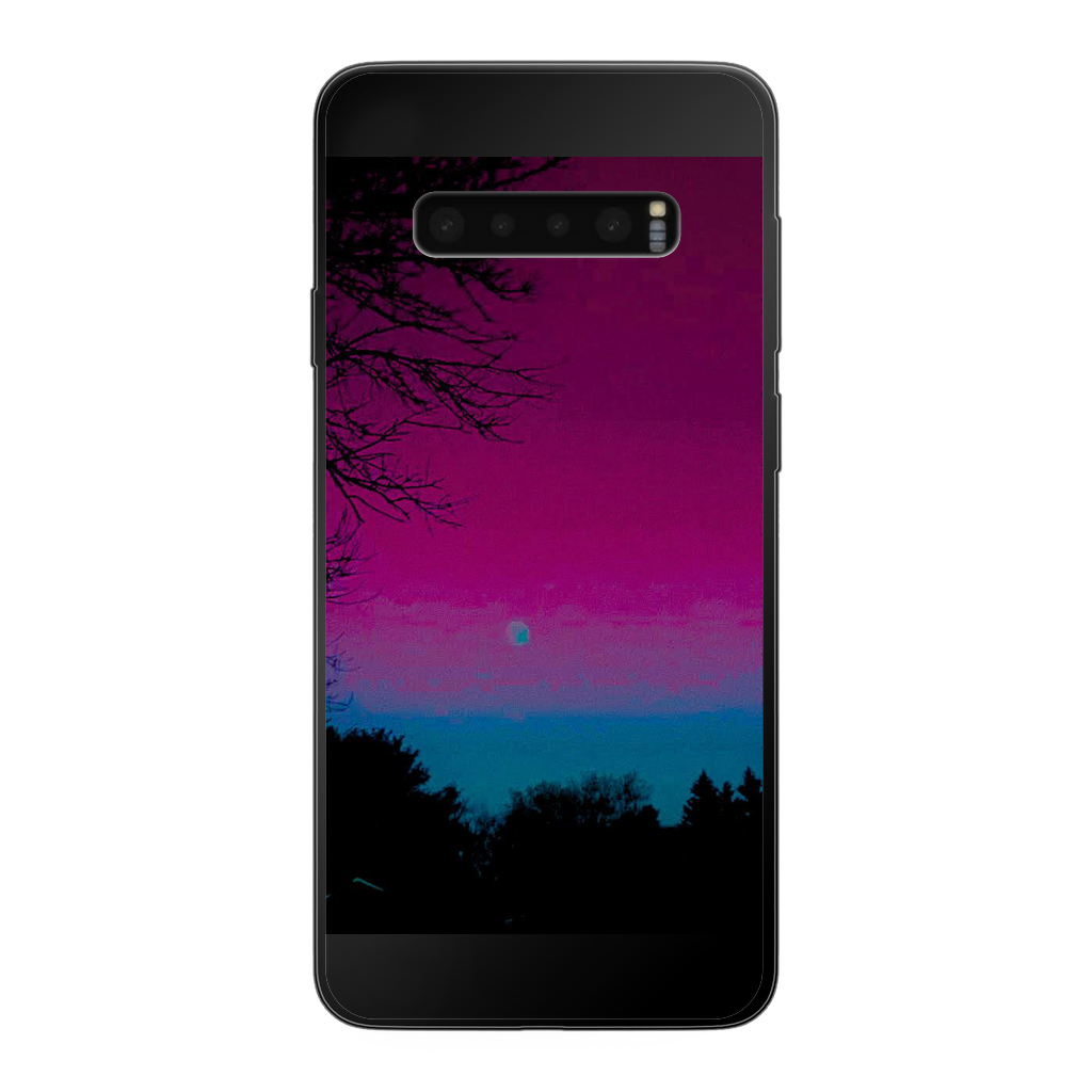 Twilight Back Printed Black Soft Phone Case