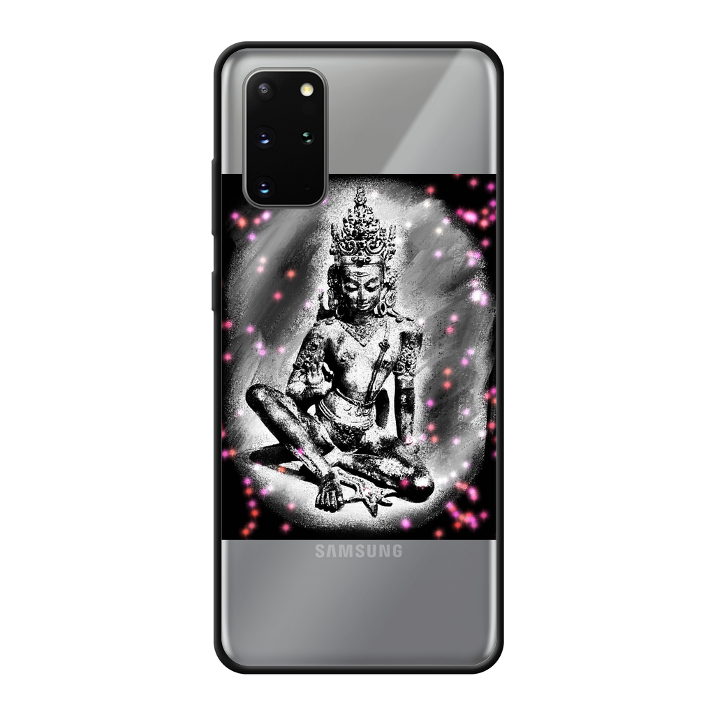 Good Fortune Back Printed Black Soft Phone Case