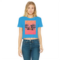 Best Friend Classic Women's Cropped Raw Edge T-Shirt