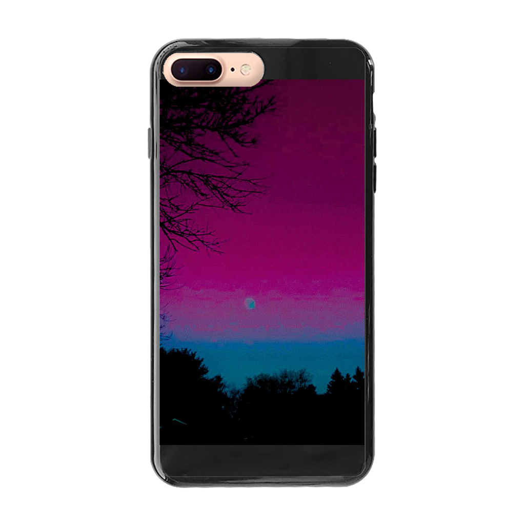 Twilight Back Printed Black Soft Phone Case