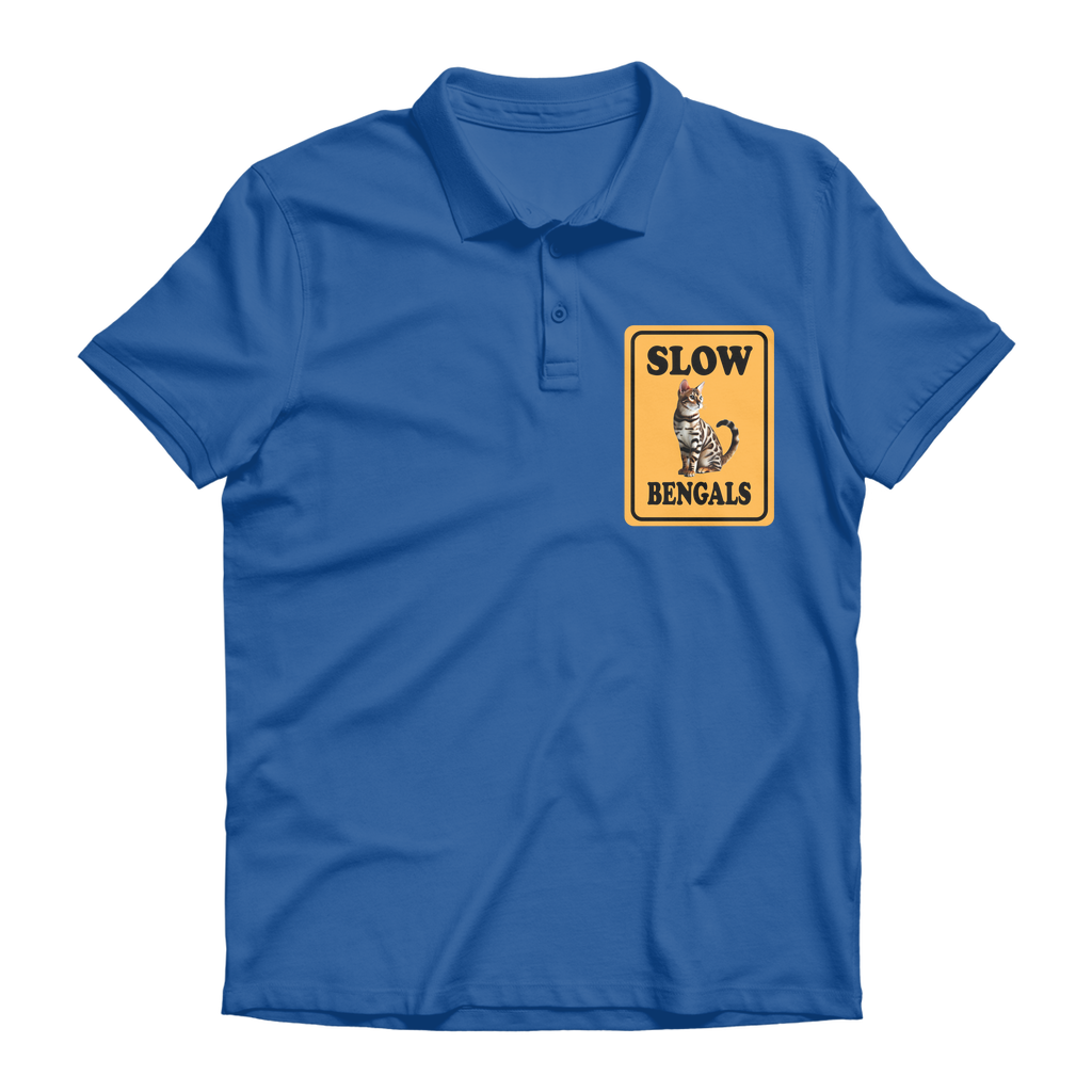 slow bengals Premium Adult Polo Shirt