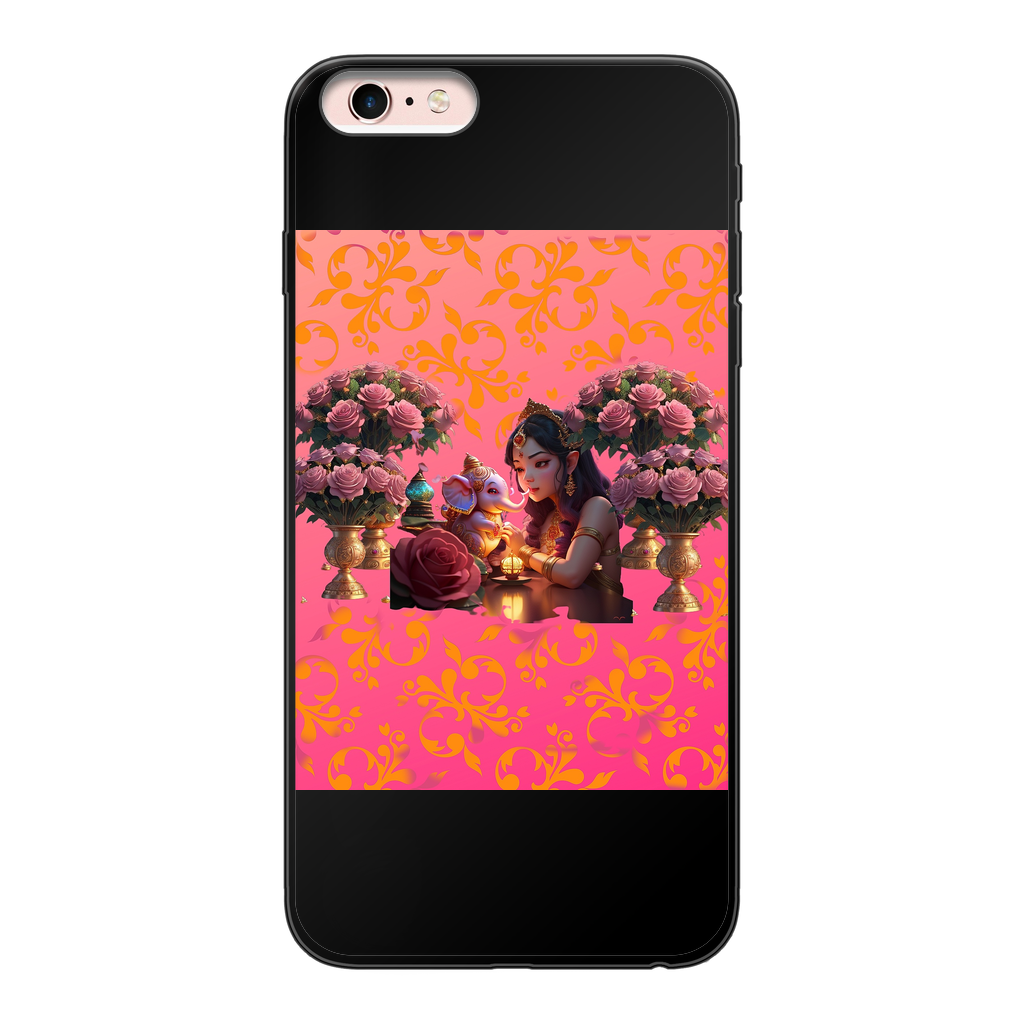 Best Friend Back Printed Black Soft Phone Case