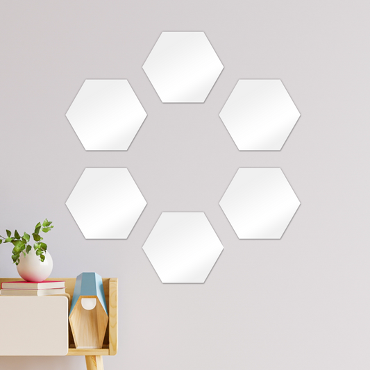 Best Friend Hexagon Wall Tiles Set of 6