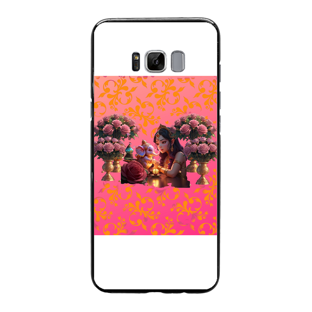 Best Friend Back Printed Black Soft Phone Case