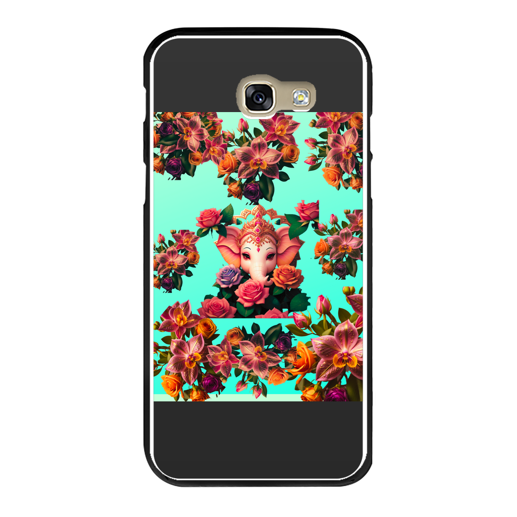 Harmonious Back Printed Black Hard Phone Case