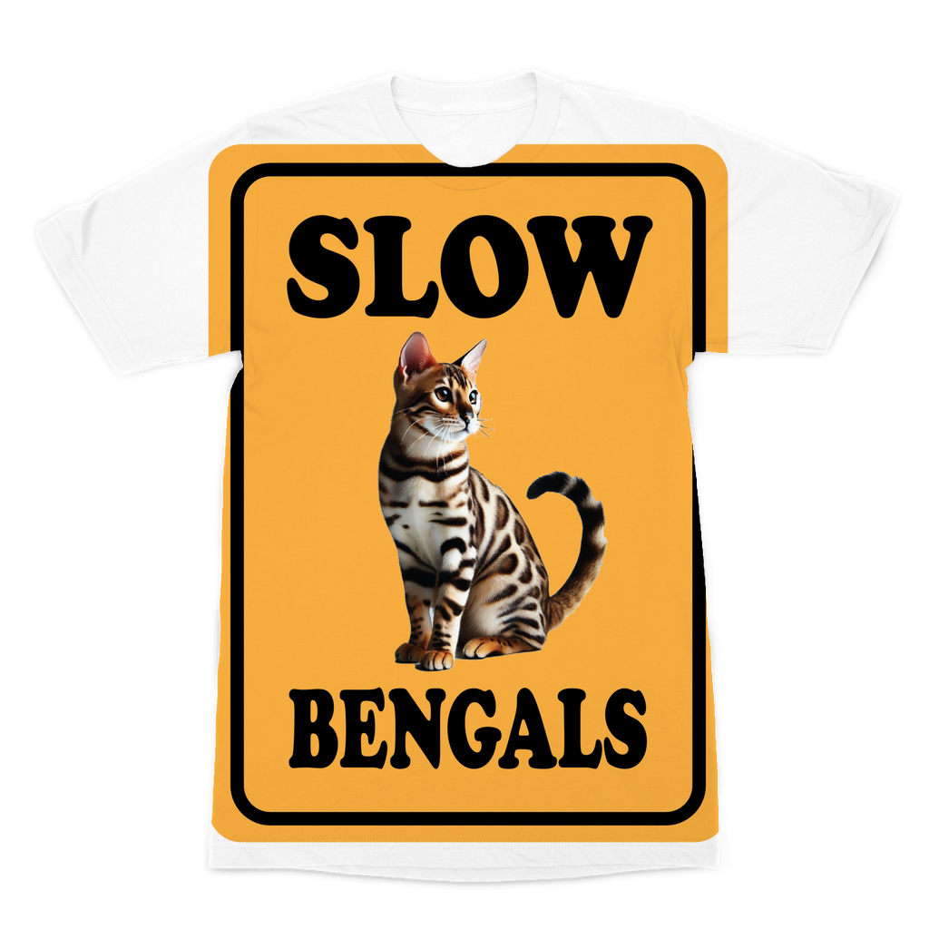 slow bengals Premium Sublimation Adult T-Shirt