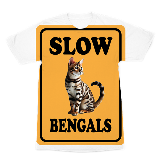 slow bengals Premium Sublimation Adult T-Shirt