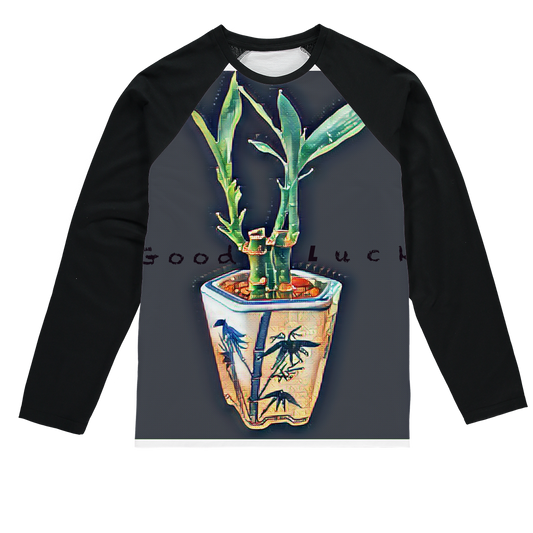 Good Luck Sublimation Baseball Long Sleeve T-Shirt