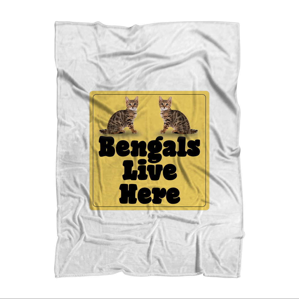 Bengals Sublimation Throw Blanket