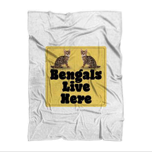 Bengals Sublimation Throw Blanket