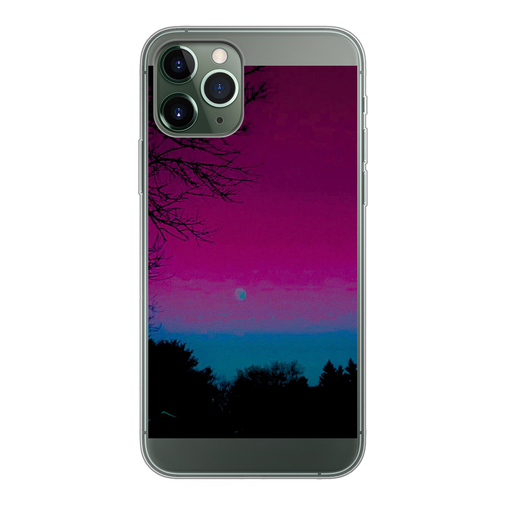 Twilight Back Printed Transparent Soft Phone Case