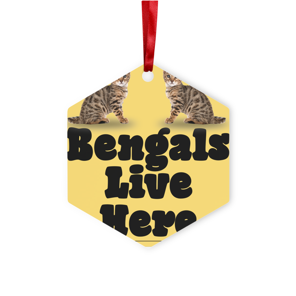 Bengals Metal Hanging Ornament