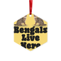 Bengals Metal Hanging Ornament