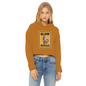 slow bengals Ladies Cropped Raw Edge Hoodie