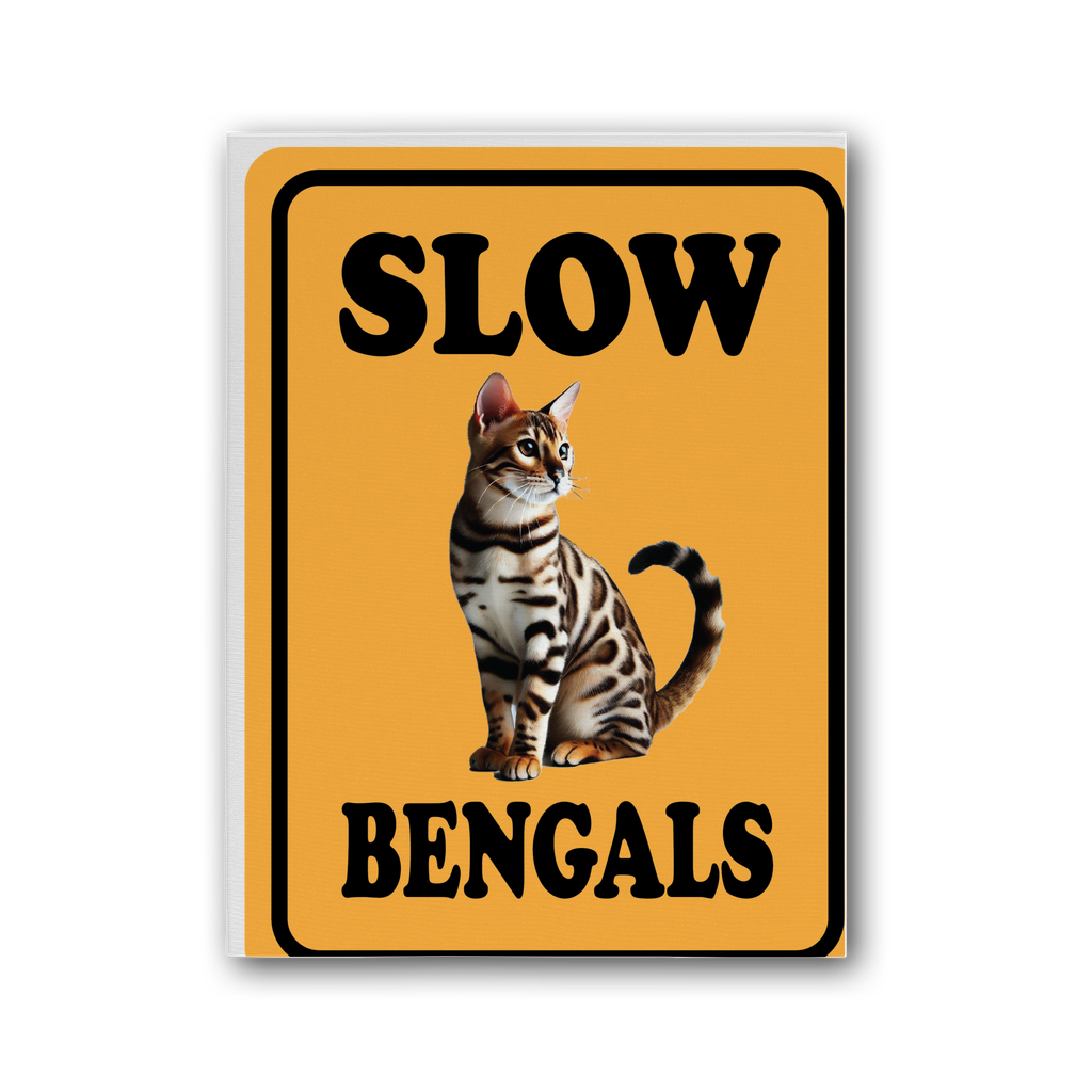 slow bengals Premium Stretched Canvas