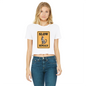 slow bengals Classic Women's Cropped Raw Edge T-Shirt