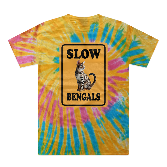 slow bengals Tie-Dye T-Shirt