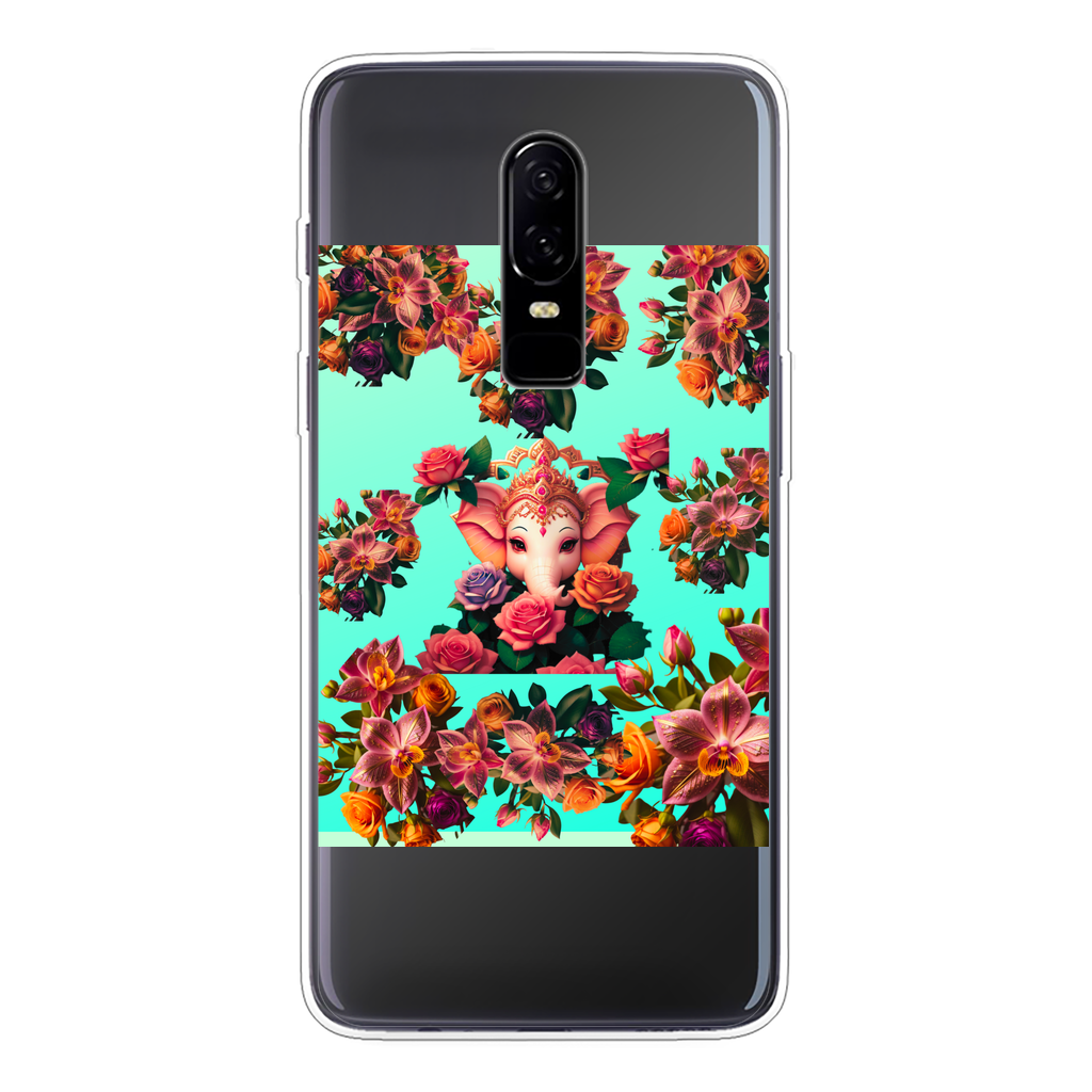 Harmonious Back Printed Transparent Soft Phone Case