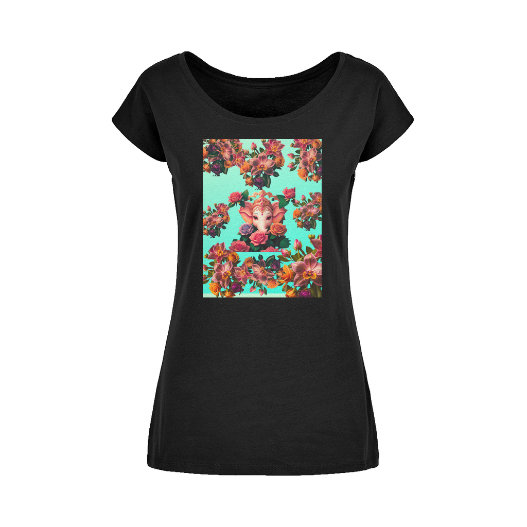 Harmonious Wide Neck Womens T-Shirt XS-5XL