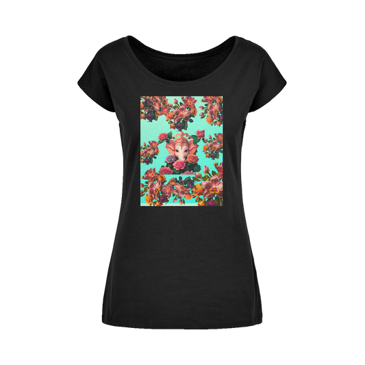 Harmonious Wide Neck Womens T-Shirt XS-5XL