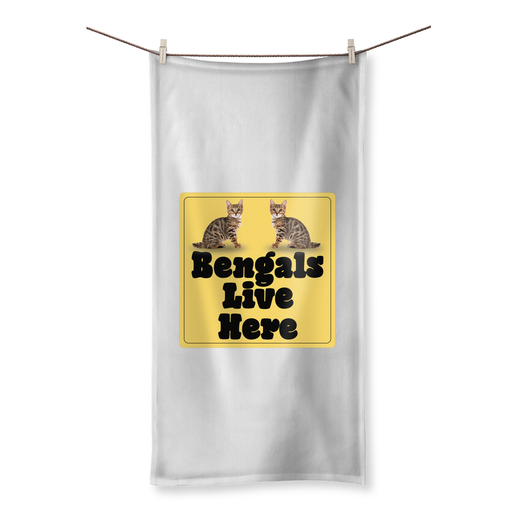 Bengals Sublimation All Over Towel