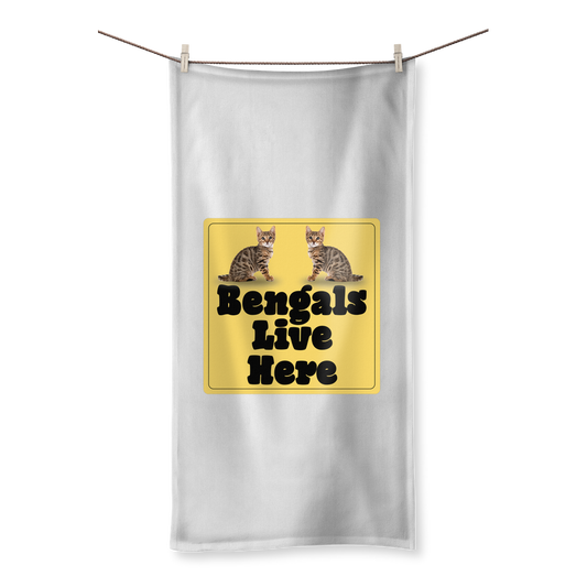 Bengals Sublimation All Over Towel