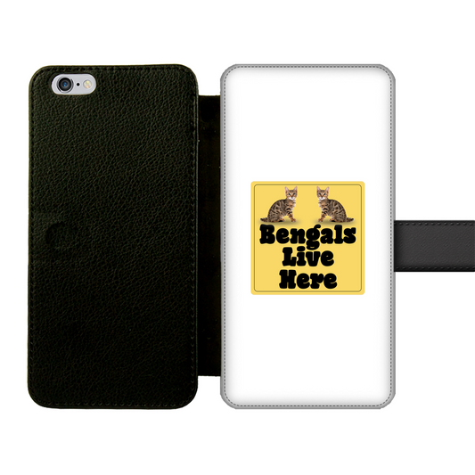 Bengals Front Printed Wallet Cases