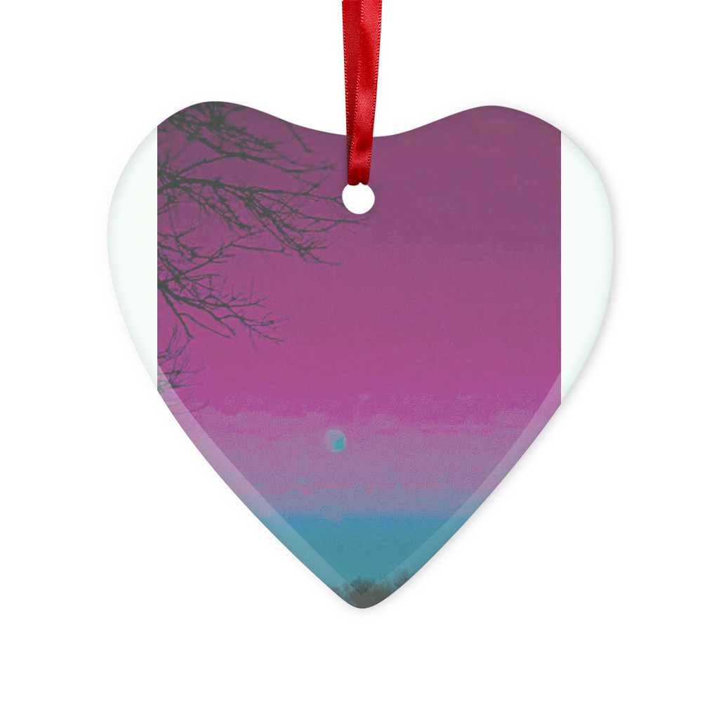 Twilight Glass Hanging Ornament