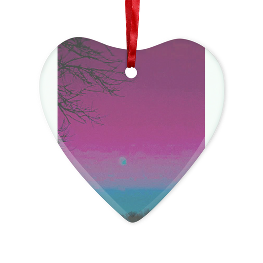 Twilight Glass Hanging Ornament