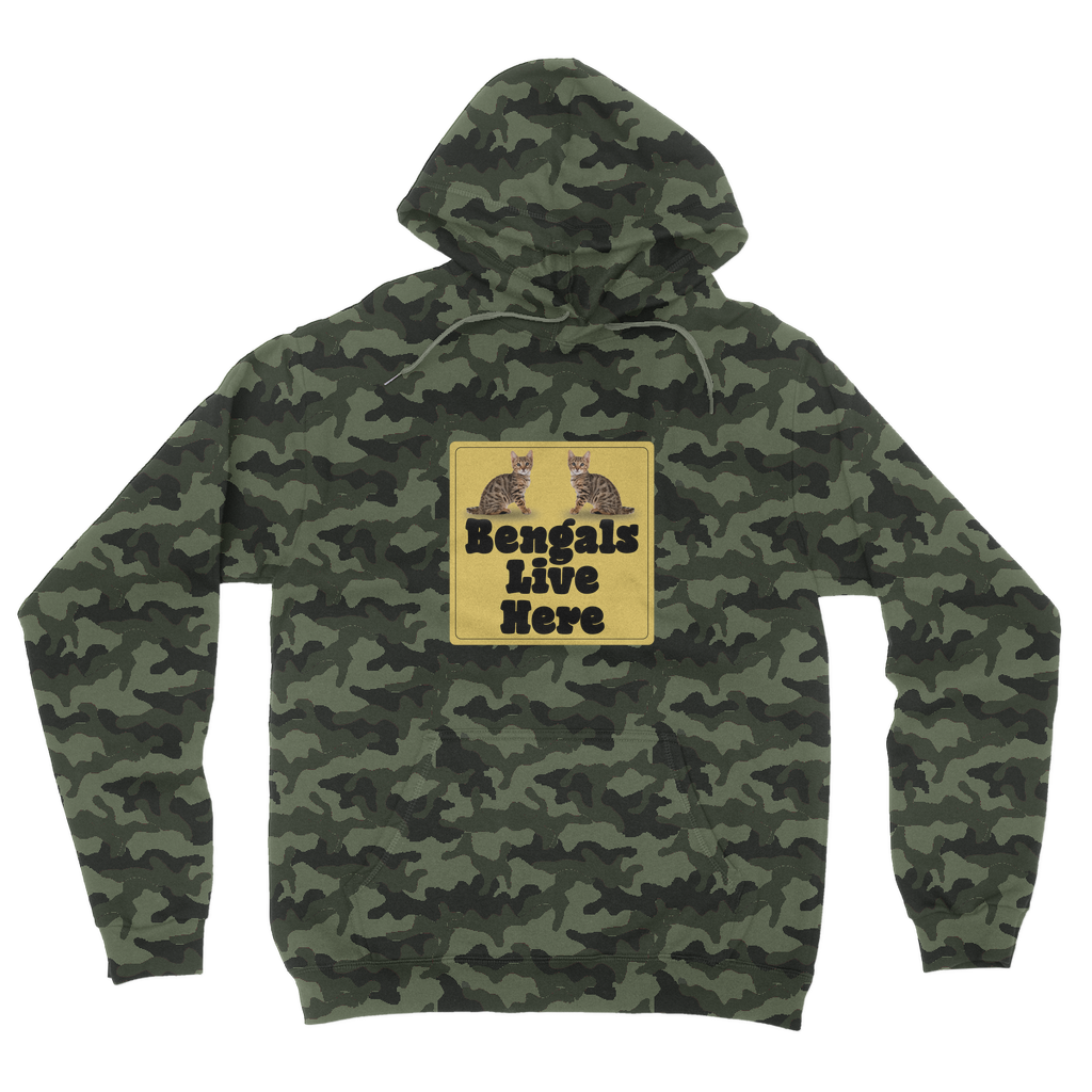 Bengals Camouflage Adult Hoodie