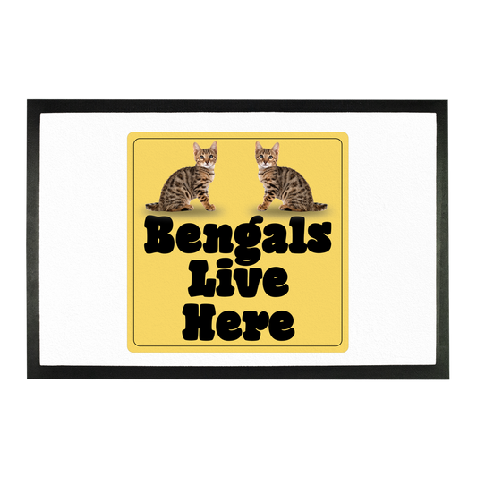 Bengals Sublimation Doormat