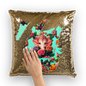 Harmonious Sequin Cushion Cover