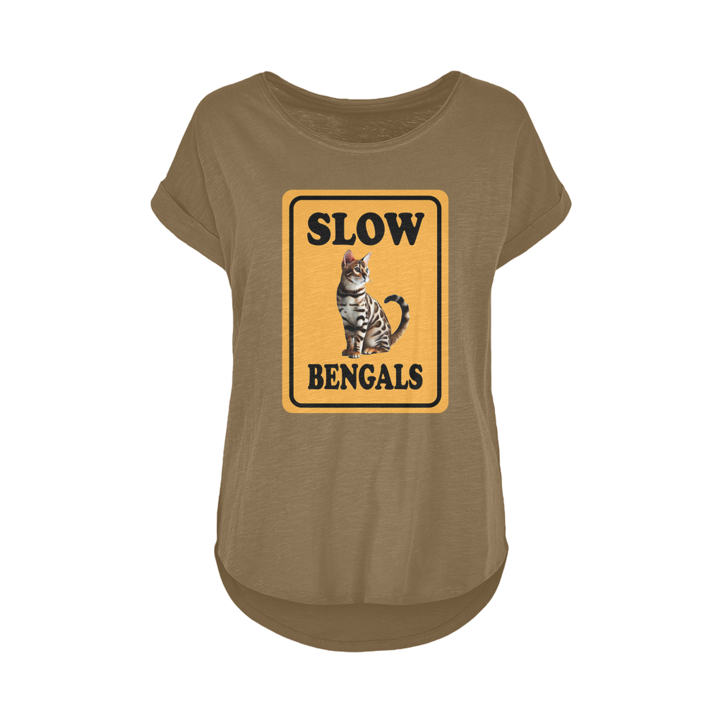 slow bengals Women's Long Slub T-Shirt XS-5XL