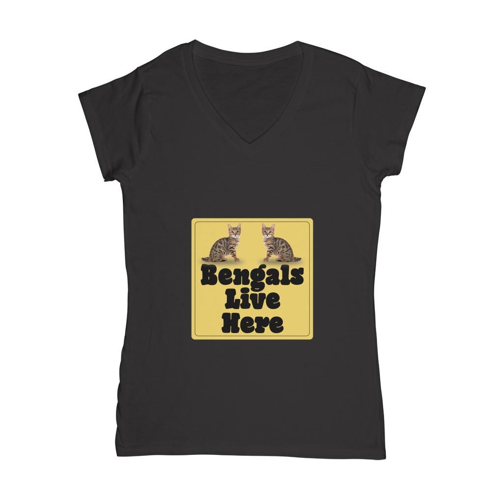 Bengals Classic Women's V-Neck T-Shirt