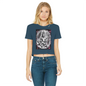 Good Fortune Classic Women's Cropped Raw Edge T-Shirt