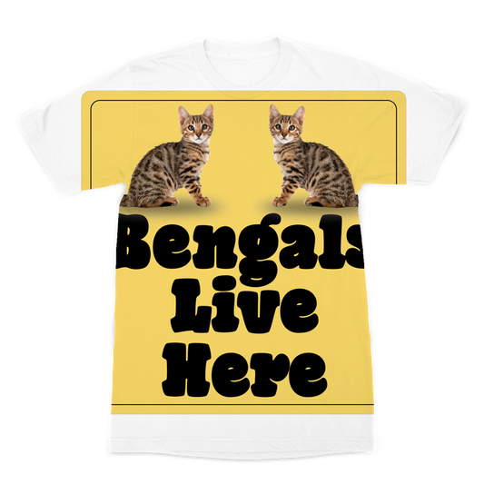 Bengals Premium Sublimation Adult T-Shirt