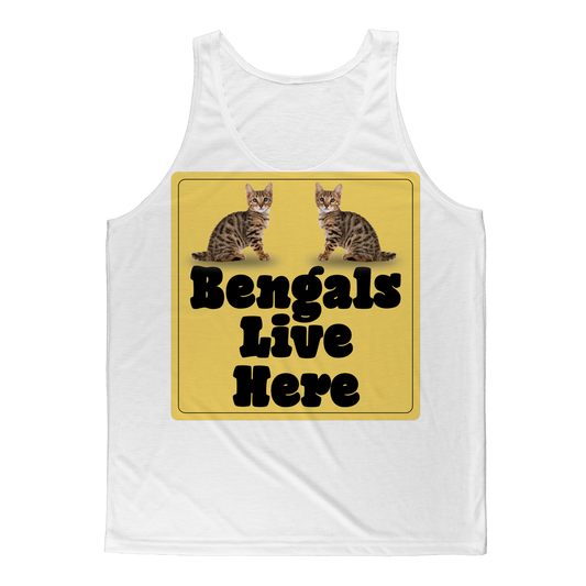 Bengals Classic Sublimation Adult Tank Top