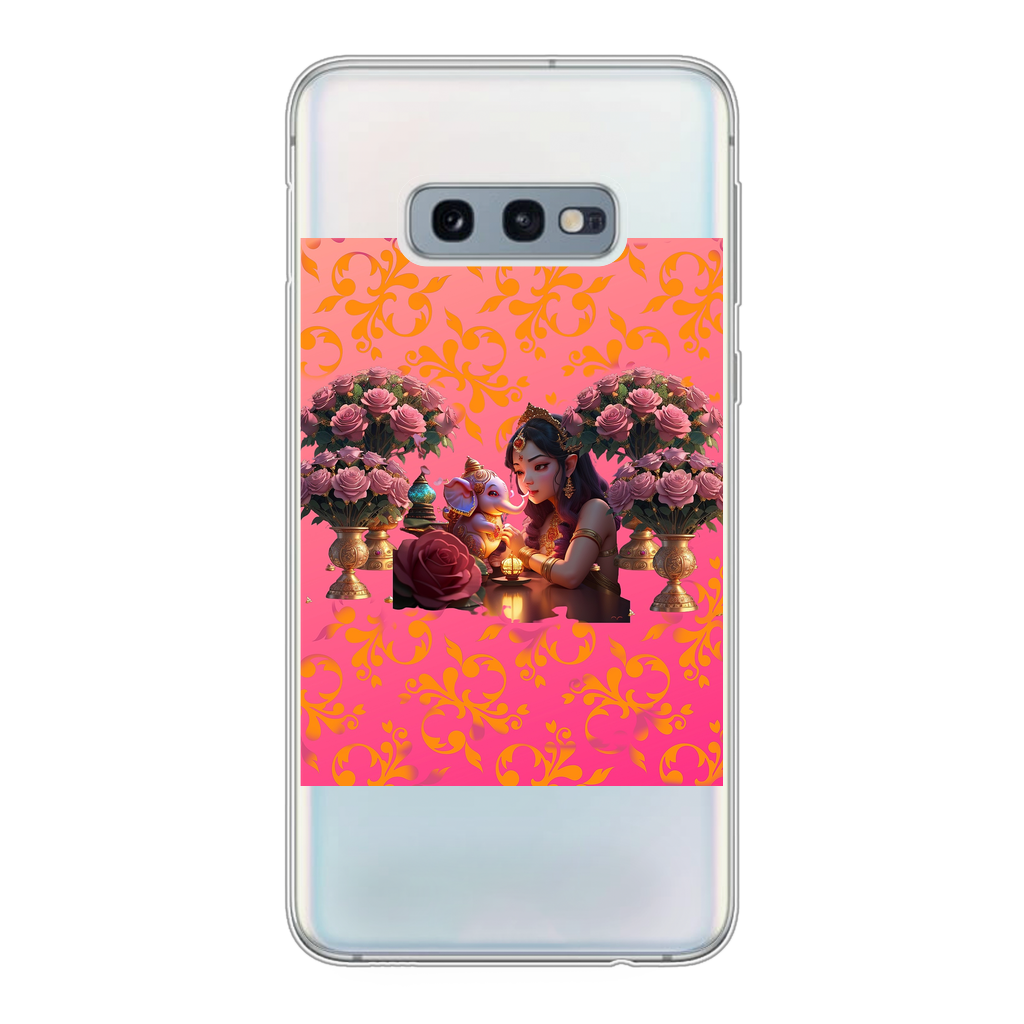 Best Friend Back Printed Transparent Soft Phone Case