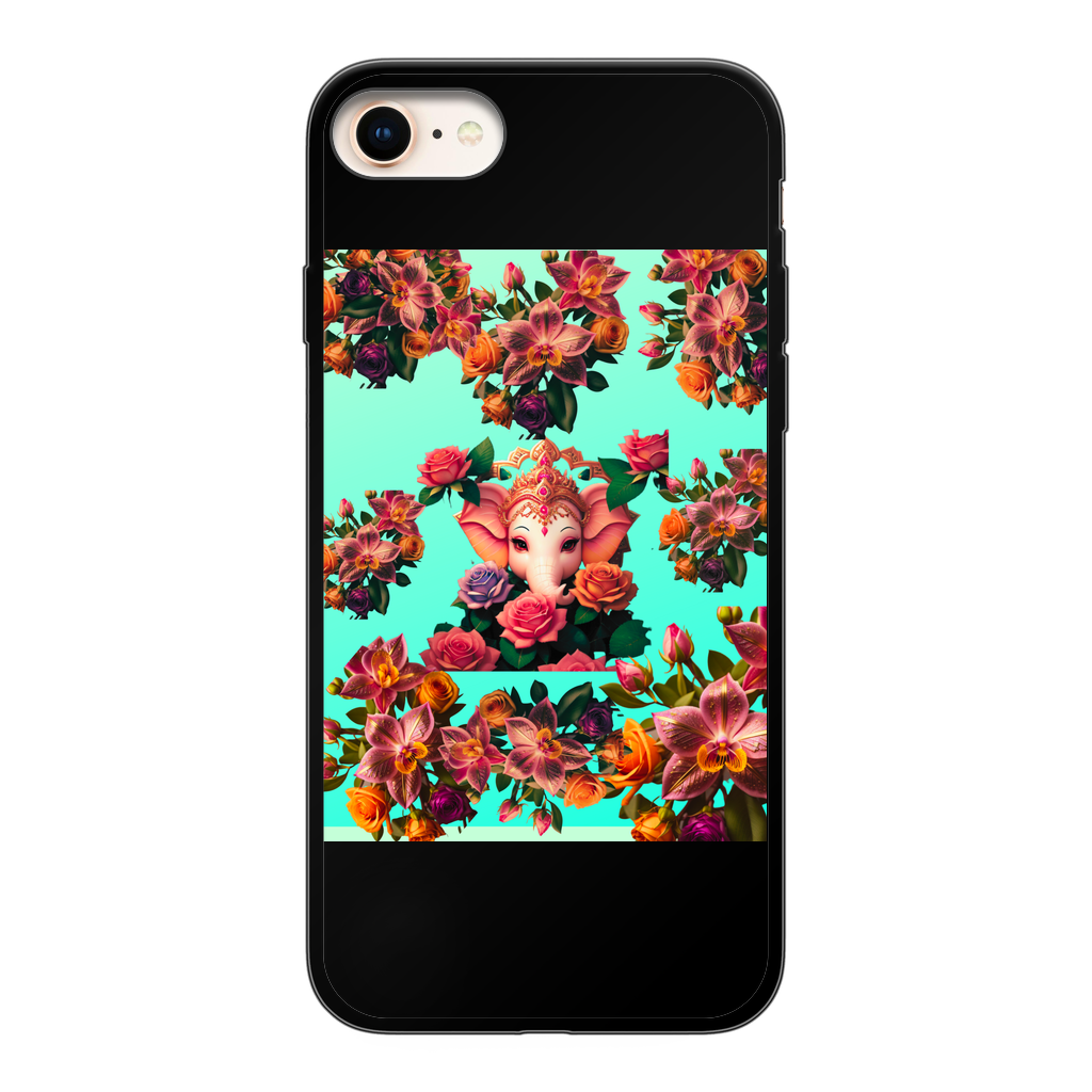 Harmonious Back Printed Black Soft Phone Case