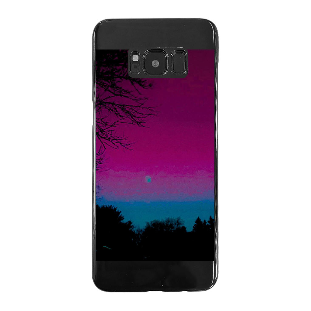 Twilight Back Printed Black Soft Phone Case