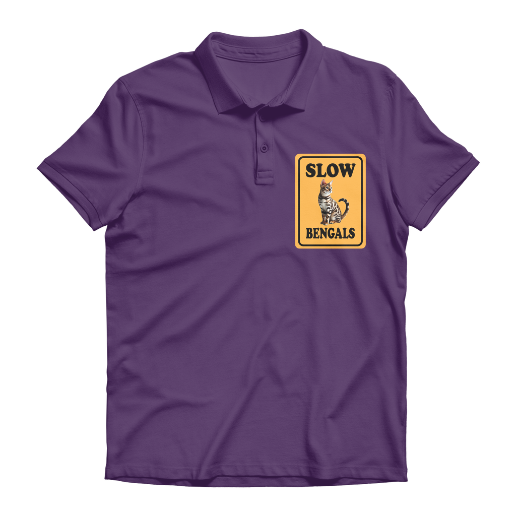 slow bengals Premium Adult Polo Shirt