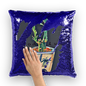 Good Luck Sequin Cushion Cover