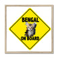 Bengal on Board  Budget Framed Poster