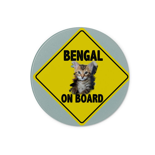 Bengal on Board  Glass Chopping Board