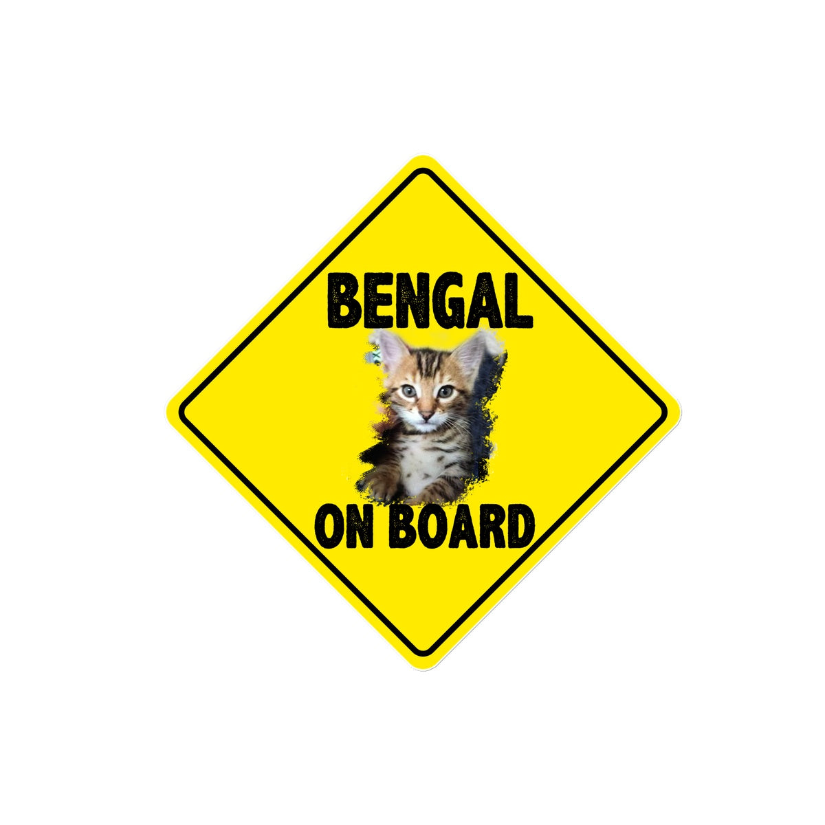 Bengal on Board  Temporary Tattoo