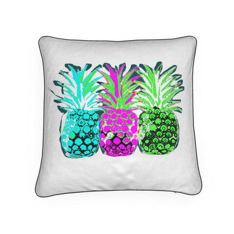 cushion colorful pineapples