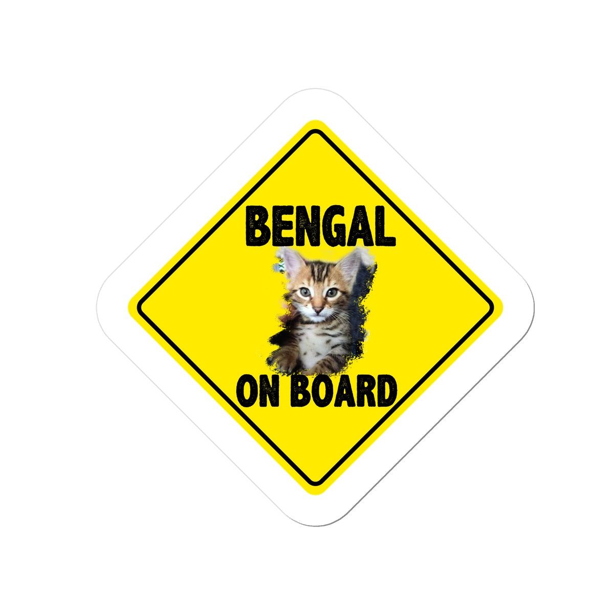 Bengal on Board  Sticker